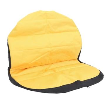 Imagem de SUNGOOYUE Capa Macia para Cortador de Grama, Almofada Protetora Antiderrapante para Trator, Material de Poliéster Fácil de Lavar (Amarelo)