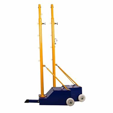 Imagem de Bastões de badminton de vôlei de aço à prova de intempéries, poste de rede de badminton de vôlei para adultos e jovens, equipamentos de ginástica para esportes ao ar livre