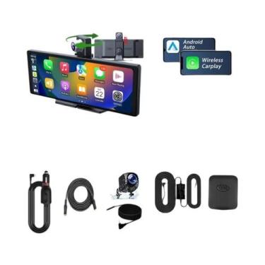 Imagem de Câmera Veicular 4K 2160P De 10,26 Polegadas Com Carplay E Android Auto