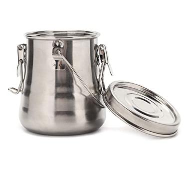 Imagem de Acouto Artistas de Balde de Lavagem de Escova - Fornecimento de Pintura Em Aço Inoxidável à Prova de Ferrugem Com Tampa Selada, Junta de Borracha e Filtro, Lata de óleo Fácil de Transportar,