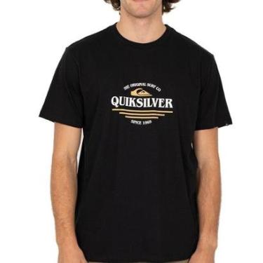 Imagem de Camiseta Quiksilver Type Line SM26 Masculina-Masculino