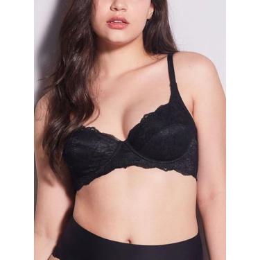 Imagem de Sutiã Meia-Taça Hope L2299 Sustentação Renda Taça B T. 42/50, 50, Pto,