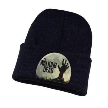Imagem de Gorro de inverno Walkings Deads Anime Knitted Warm Unissex - yiweisai