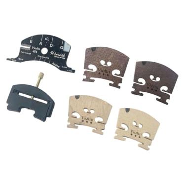 Imagem de Luwecf Cavalete para Violino 4/4 com Gabarito para Levantar As Cordas, Ferramenta para Fabricantes de Violinos.