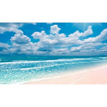 Imagem de Fundo de aquário de praia, pôr do sol, pacífica, praia, aquário, aquário, oceano, paisagem marítima, céu azul, terrário, cenários incríveis, litoral, palmeiras, oceano, ondas, costa, réptil, tanque