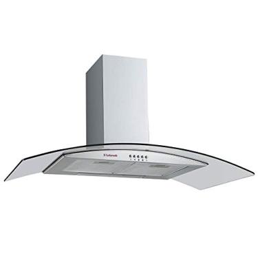 Imagem de Coifa de Parede Safanelli Vidro Curvo Inox 90cm 220V - CVC90220-220V