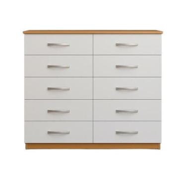 Imagem de Cômoda 10 Gavetas Premium Marbela - Evidencia Moveis, Demolição / Bran