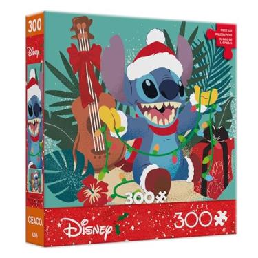 Imagem de Ceaco - Disney - Lilo & Stitch - Holiday Stitch - Quebra-cabeça de 300 peças para adultos - Desafiador e perfeito para noites de jogos - Tamanho do quebra-cabeça acabado 53 x 38 cm