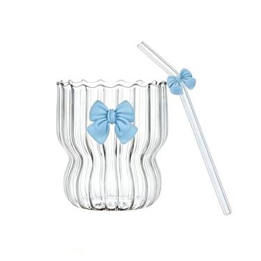 Imagem de 1 peça de copos vintage de borboleta, estampa de borboleta, uísque, escocês e bourbon, artesanato artístico em vidro vintage, canecas de café gelado para bebidas para uísque, cerveja, suco, água