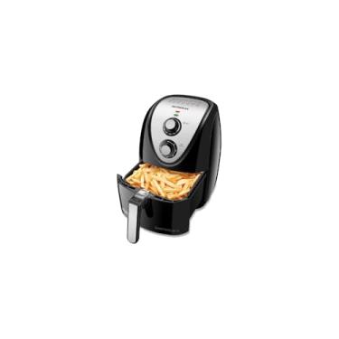 Imagem de Fritadeira Elétrica Air Fryer Sem Óleo, 5 Litros, 1350W, Preta, Visor com LED, Controle de Temperatura 80-200°C, Timer 60min, Cesto Antiaderente, 220V