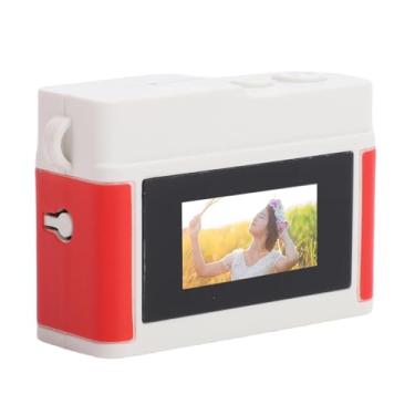 Imagem de Zhjvihx Câmera Chaveiro, Gravação de Vídeo HD 1080P, Resolução de Foto de 12 MP, Tela HD de 0,96 Polegadas, Com Luz de Preenchimento LED e Filtros Artísticos, para VLOGs de Aventuras Ao Ar (Branco