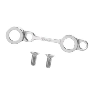 Imagem de Colaxi Adaptador, conversor, peça de reparo e manutenção para freio a disco de bicicleta de estrada; suporte de montagem para pinça de freio a disco, Prata 5.1x1.1cm