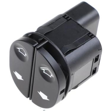 Imagem de NATEFEMIN Interruptor de janela elétrica para carro, interruptor de controle mestre de janela elétrica para Ford Fusion Transit Connect Fiesta MK5 2001-2008 6S6T15529AB