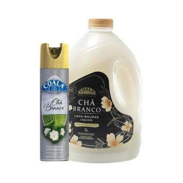 Imagem de Kit 2 Coala Chá Branco LavaRoupas 3L, Odorizante de Ambientes em spray