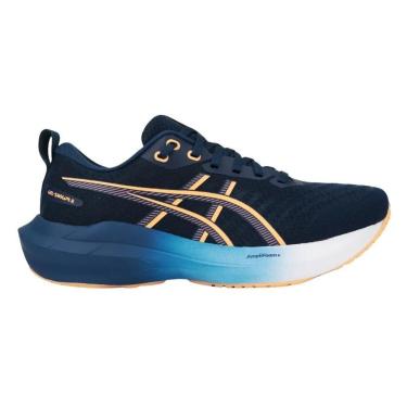 Imagem de Tênis Asics Gel Shogun 8 Corrida Marinho e Laranja - Feminino 34-Feminino