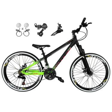 Imagem de Bicicleta Aro 26 Vikingx Tuff X44 Alumínio 21v Câmbios Shimano Aros Vmaxx Freio a Disco Hidráulico-Unissex