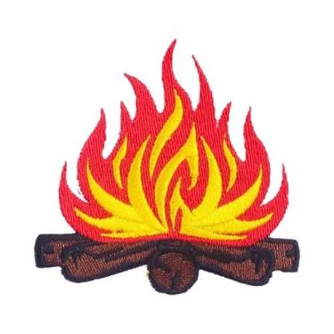 Imagem de Adesivo Bordado Para Camping Ao Ar Livre, Patch De Ferro Para Roupas D