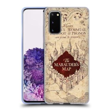 Imagem de Head Case Designs Capa de gel macio oficialmente licenciada por Harry Potter O Mapa do Maroto, Prisioneiro de Azkaban II, compatível com Samsung Galaxy S20/S20 5G