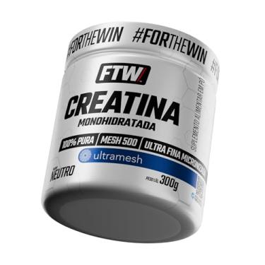 Imagem de FTW Creatina Monohidratada Ultramesh® Micronizada em Pó, Suplemento Alimentar com Alta Dissolução, Pura e Sem Glúten – 300g