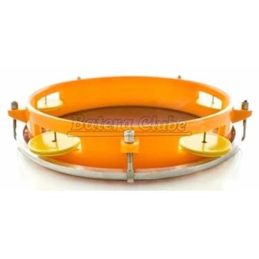 Imagem de Pandeiro Luen Mundo Bita 8 em ABS com Platinelas Musicalização Infantil 40084MB/LR