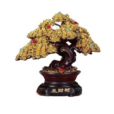 Imagem de Fortune Tree Ornamentos Abertura Loja Presentes Árvore Sala de Estar Decorações Esculturas (Médio)