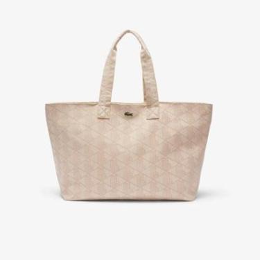 Imagem de Bolsa Lacoste Tote XXL Summer Pack Jacquard Motif Feminina-Feminino