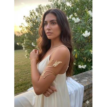 Imagem de Bracelete Deusa Grega  Bijuteria Moderna para Verão - Deusa Modas, Dou