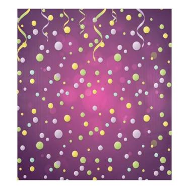 Imagem de Blueangle Mardi Gras Confetti capa magnética para lava-louças, decoração frontal da capa da máquina de lavar louça, adesivos de eletrodomésticos, adesivos de eletrodomésticos, 58 cm C x 66 cm adesivo
