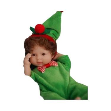 Imagem de Boneca De Silicone Reborn Realista De 6 Polegadas Menina Com Vestido D