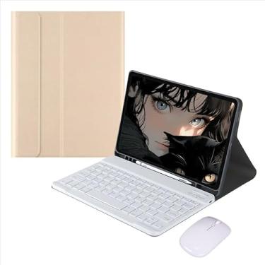 Imagem de Kit Capa para Samsung Galaxy Tab S9: Capa para Tablet + Teclado + Mouse