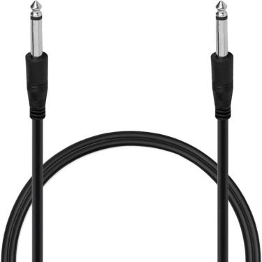 Imagem de Cabo P10 Macho X P10 Macho 3 Metros Para Guitarra