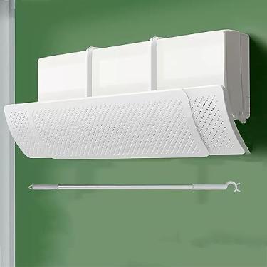 Imagem de Defletor de ar condicionado ajustável, mini defletor de para-brisa dividido, sopro anti-direto para casa e hotel, melhora o conforto e o controle do fluxo de ar (cor: B)