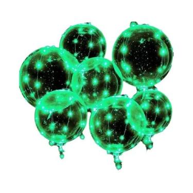 Imagem de Balões De Luz LED Luminosos 4PCS Balões Transparentes Bobo Decoração P