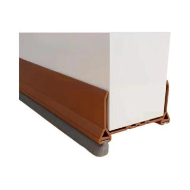 Imagem de Fita De Vedação Inferior Para Porta De PVC De 97cm, Escovada, Antipoei