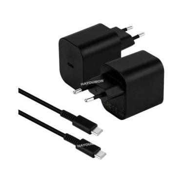 Imagem de Carregador Rápido De 60W Tipo C USB Com Plugue EU/US, Adaptador AC Par