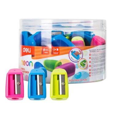 Imagem de Apontador Deli Neon Pote - Embalagem com 36 Unidades (SORTIDO)