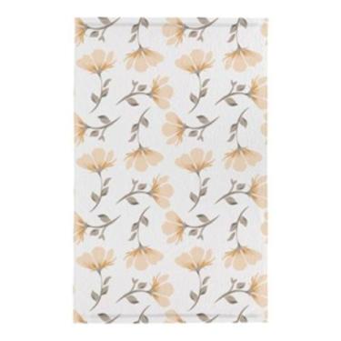 Imagem de Toalha de banho felpuda estampada teka nice - várias estampas, PÉTALAS