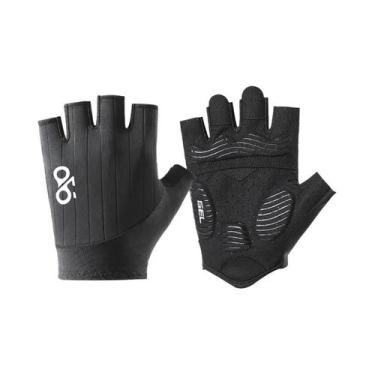Imagem de Luvas De Ciclismo Masculinas De Verão Para MTB, Meio Dedo, Acolchoadas