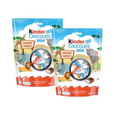Imagem de Chocolate Kinder Schokolade Mini Importado 120g - 2 unidades