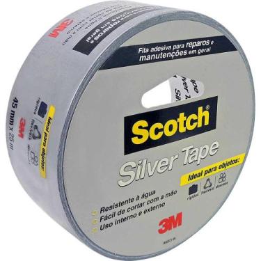 Imagem de Fita Silver Tape, 45 mm x 25 m, Scotch, Hb004557920 3M