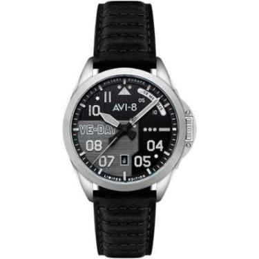 Imagem de Relógio AVI-8 Patriot Automatic VE-DAY Victory Shadow AV-4082-03-Masculino