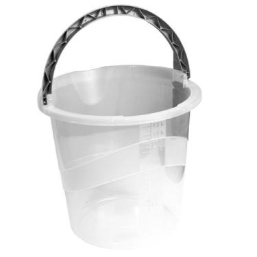 Imagem de Balde Com Alça Transparente 14L Unidade - Giotto