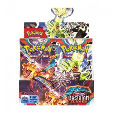 Imagem de Pokémon Scarlet Violet Obsidian Flames Booster Box - 36 Pacotes para Colecionar e Evoluir Seu Deck