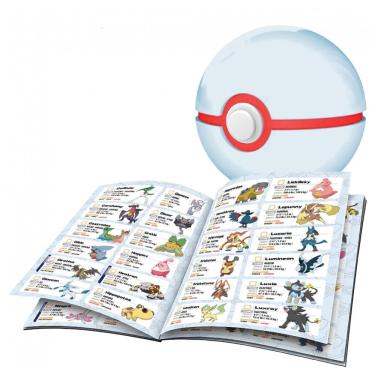 Imagem de Brinquedo eletrônico Pokemon Trainer Guess Sinnoh Edition com Poké Bola de luz e som e guia de campo para adivinhar 107 Pokémon