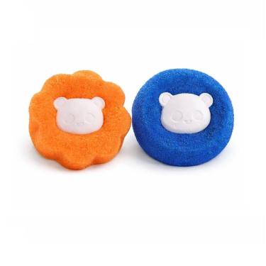 Imagem de Kit 2 Coletor de Pelos para Máquina de Lavar Bola Mágica 6cm