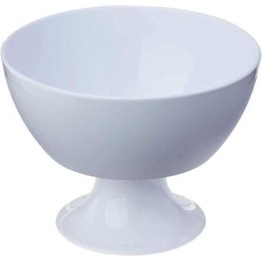 Imagem de Taca Sobremesa Luna Martiplast Ou- Branco, BRANCO
