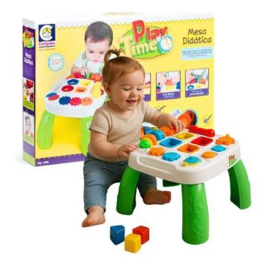 Imagem de Mesa Didática Play Time De Atividades Mesinha Infantil Toys, Cores sor