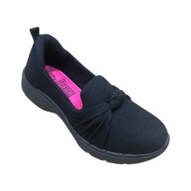 Imagem de Tênis Feminino Casual Macio Slip On Sem Cadarço Confortável - La Fitty