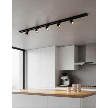 Imagem de Trilho Eletrificado 1m + 5 Spots 7w Led Minimalista Bivolt - Bela Home