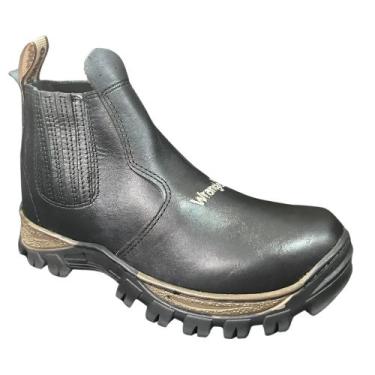 Imagem de Bota Botina Masculina Couro Legitimo Trabalho Butina Wrangler POTTRO, 